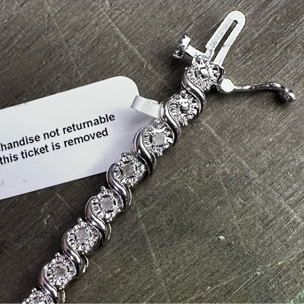 ‎ Diamond Tennis Bracelet 1/2 carat - Picture 4 of 9